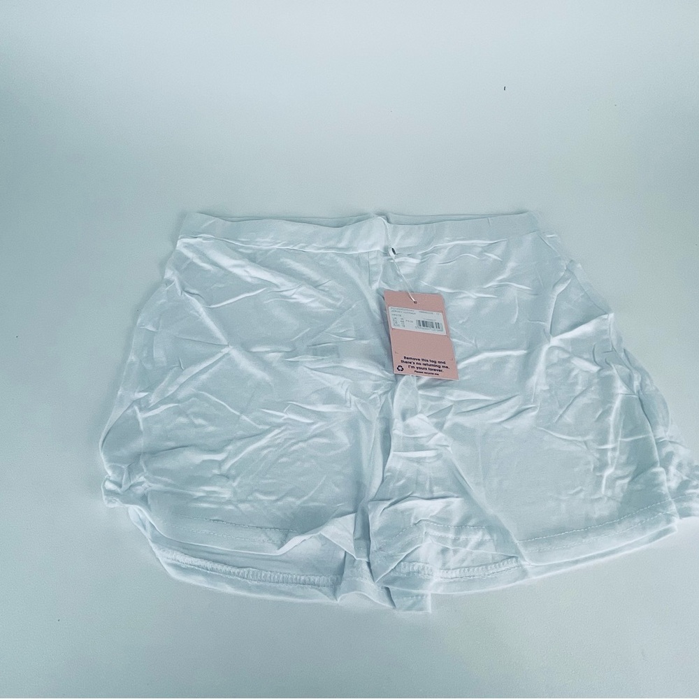 JERSEY HOTPANT white